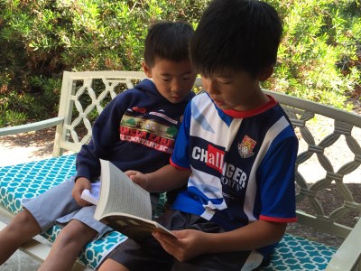 Kids build confidence as they read to others. (book: The Miraculous Journey of Edward Tulane by Kate DiCamillo)