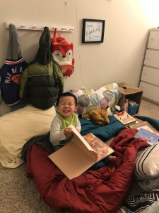 jacob loves reading!